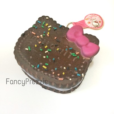 Hello kitty chocolate biscuit squishy
