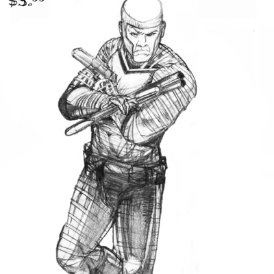 Darkslinger comics sketchbook #4 comic book