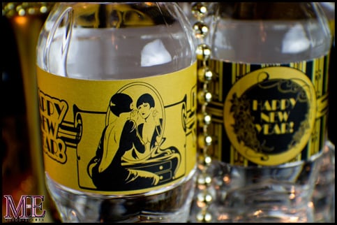 1920's Party - Water Bottle Labels