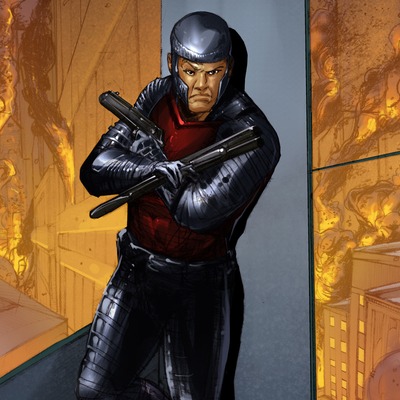 The pauper 2 guns and fire 11x17 inch poster