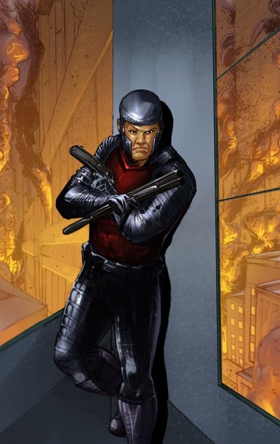 The pauper 2 guns and fire 11x17 inch poster