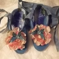 Custom Fairy Slippers-adult size-Shoes--Faeryspell Creations - Thumbnail 2