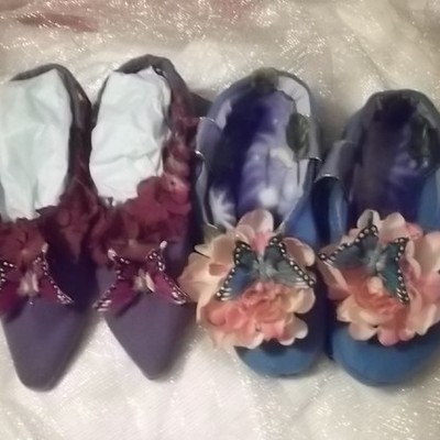 Custom fairy slippers-shoes-child size--faeryspell creations - Thumbnail 2