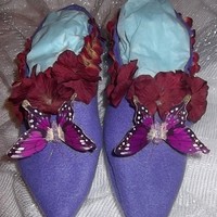Custom Fairy Slippers-Shoes-Child size--Faeryspell Creations - Thumbnail 1