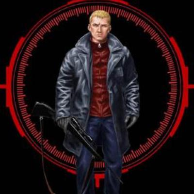 Ghost assassin david in black sniper scope 11x17 inch poster