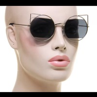 Metal Framed Cat Eye - Thumbnail 3