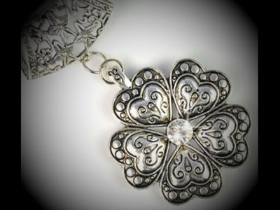 Nenya--Galadriels Flower Necklace-The Hobbit-Lord of the Rings Inspired Jewlery-Faeryspell Creations