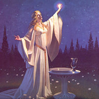 Galadriel Gown and Hooded Cape, Elven Gown, Wedding,Cosplay, Costume, LOtR, Hobbit - Thumbnail 2