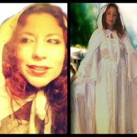 Galadriel Gown and Hooded Cape, Elven Gown, Wedding,Cosplay, Costume, LOtR, Hobbit - Thumbnail 3