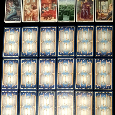 Setting goals - what to focus on and your short and longer term goals in six areas of your life in a 24 card spread