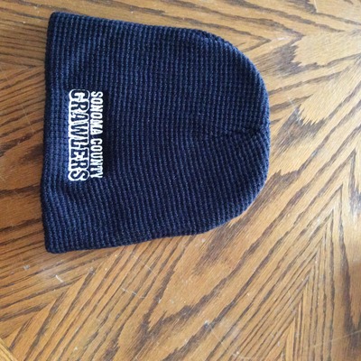 Black skull cap beanie 