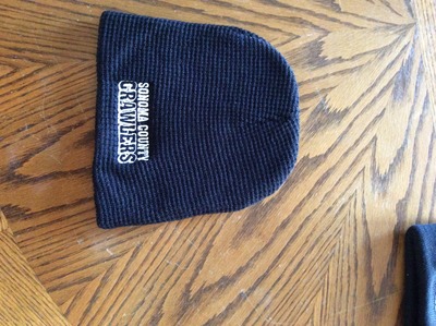 Black skull cap Beanie 