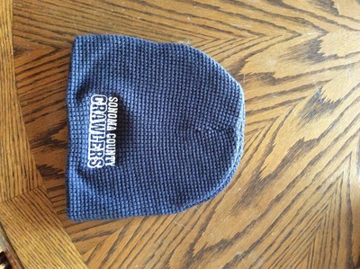 Grey skull cap beanie 