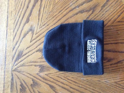 Regular black beanie 