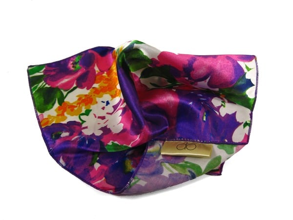 The Botanist Handkerchief: Amethyst 