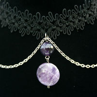 Amethyst choker ♥ - Thumbnail 1