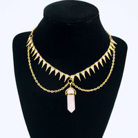 Rose Quartz choker ♥ - Thumbnail 1