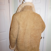 Vintage Bailey's Sheep Skin Suede Coat Size 1x - Thumbnail 3