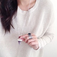 [SALE] Triangle Necklace - Thumbnail 3