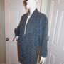 Vintage Ami Coat Gray/Blue Coat Size XL-2