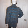Vintage Ami Coat Gray/Blue Coat Size XL-3