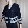 Vintage St. John Blue Cardigan Sweater Size M-L-2