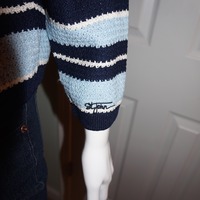 Vintage St. John Blue Cardigan Sweater Size M-L - Thumbnail 3