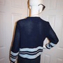 Vintage St. John Blue Cardigan Sweater Size M-L-4