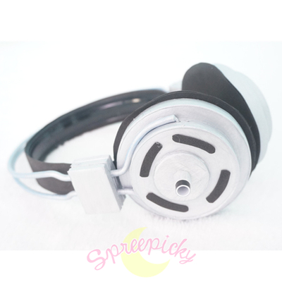 Cosplay super sonico silver earphone tool free ship sp141226