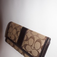 Authentic Brown Signature Coach Wallet  - Thumbnail 2