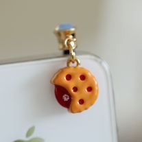 Cookie iphone / smartphone dust plug chocolate cookie