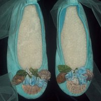 Mermaid Slippers-Child Size (Adult Size Available Too)--Faeryspell Creations - Thumbnail 2