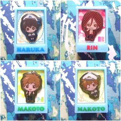 Free! Iwatobi Swim Club - Desktop Pin - Haruka / Makoto / Rin / Rei / Nagisa - 