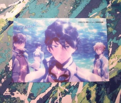 Free! Iwatobi Swim Club - 3D Postcard - Haruka / Makoto / Rin / Rei / Nagisa - 