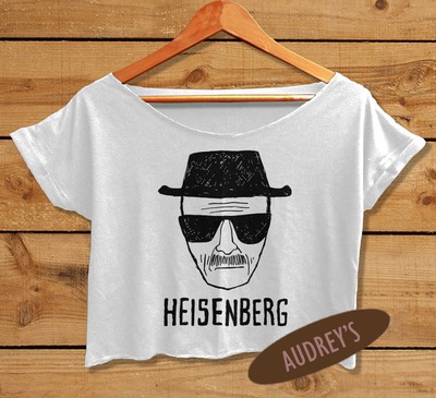 Heisenberg shirt Walter The Danger women crop top all size Breaking Bad tshirt black white