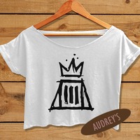 fall out boy t-shirt monumentour FOB crop top music - Thumbnail 1
