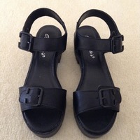(New with Box) Platform Sandals - Thumbnail 2