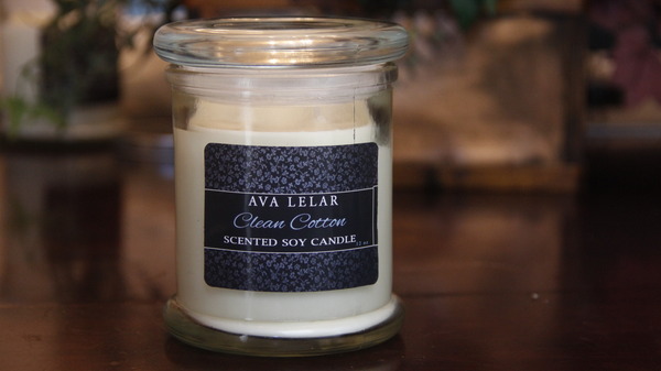 Clean Cotton Scented Soy Candle