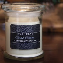 Clean Cotton Scented Soy Candle