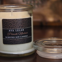 Peach Nectar Scented Soy Candle