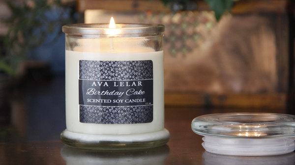 Birthday Cake Scented Soy Candle