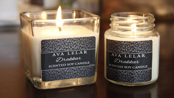 Drakkar Scented Soy Candle