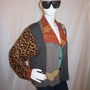 Vintage Faith Leopard Aztec Top Size 1x-1