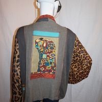 Vintage Faith Leopard Aztec Top Size 1x - Thumbnail 3