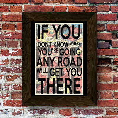 Ironman if you dont know quote super hero upcycled vintage comic book art print. #0004