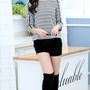 Fashion Cotton Three Quarter Sleeve O-Neck Pullover Cartoon Womens T-Shirts 025-150105008-2