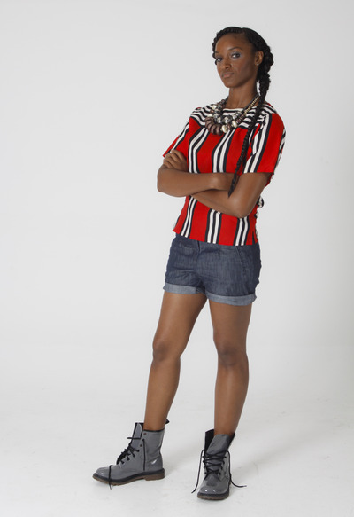 I'm not normal multi-directional stripe top by levis strauss; influence by rihanna