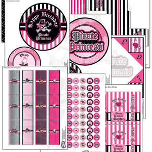 Pirate Girl Party Kit