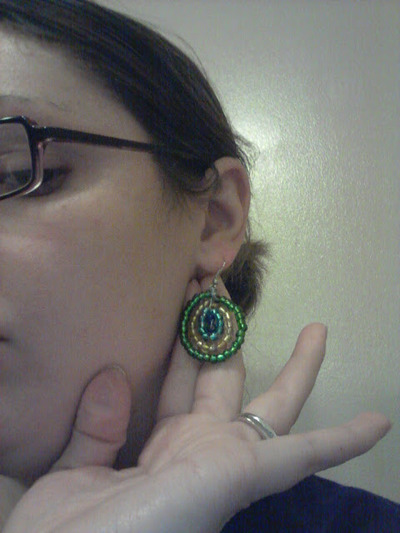 Peacock Earrings