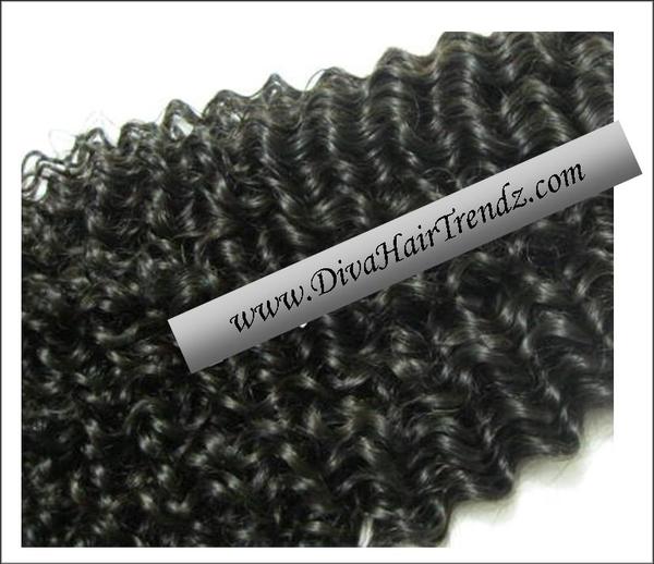 18", 20" & 22" Malaysian Remy Island Curly [3 Bundles]